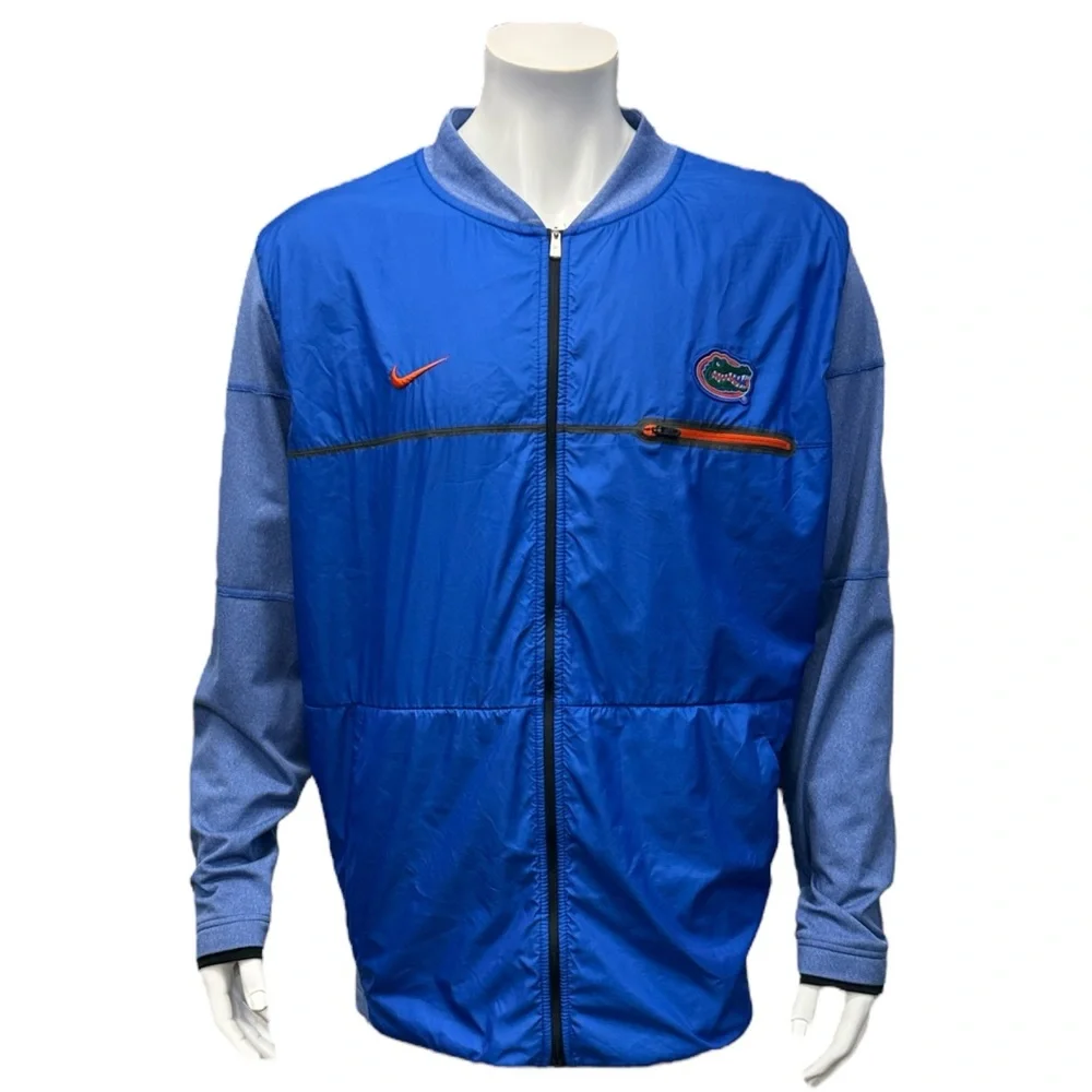 Nike Shield Embroidered University of Florida Gators Full Zip Raglan Jacket XXL